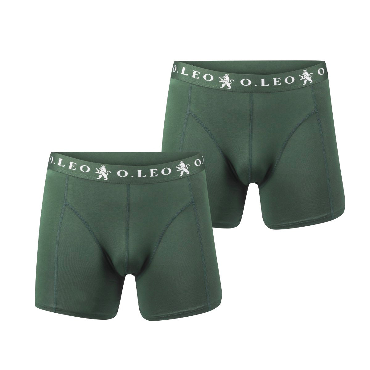 O.Leo Heren 2 Pack Boxershorts Groen