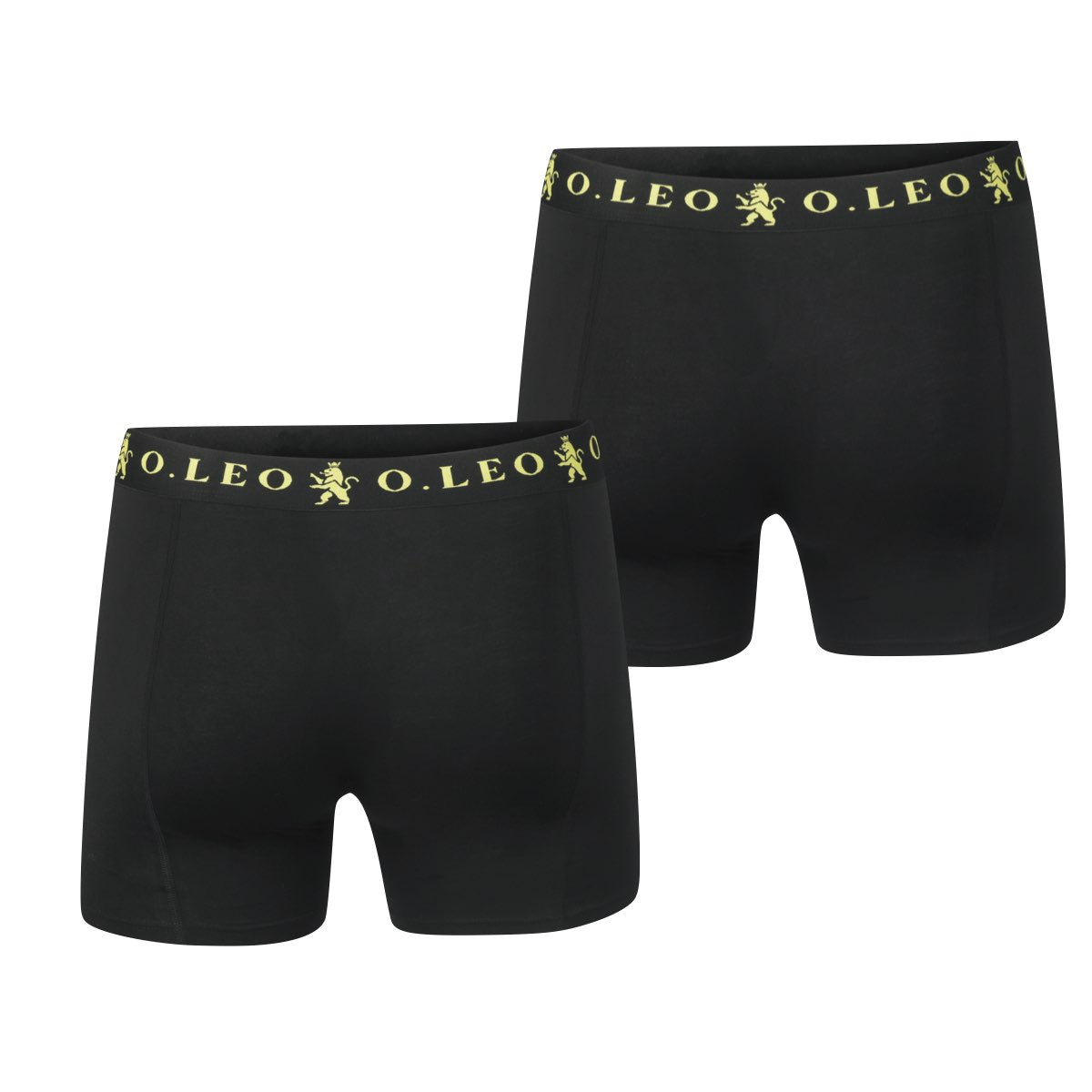 O.Leo Heren 2 Pack Boxershorts Zwart