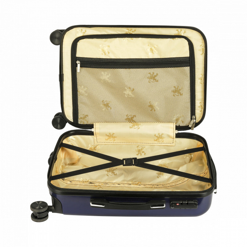 O.leo Travel Suitcase Blue