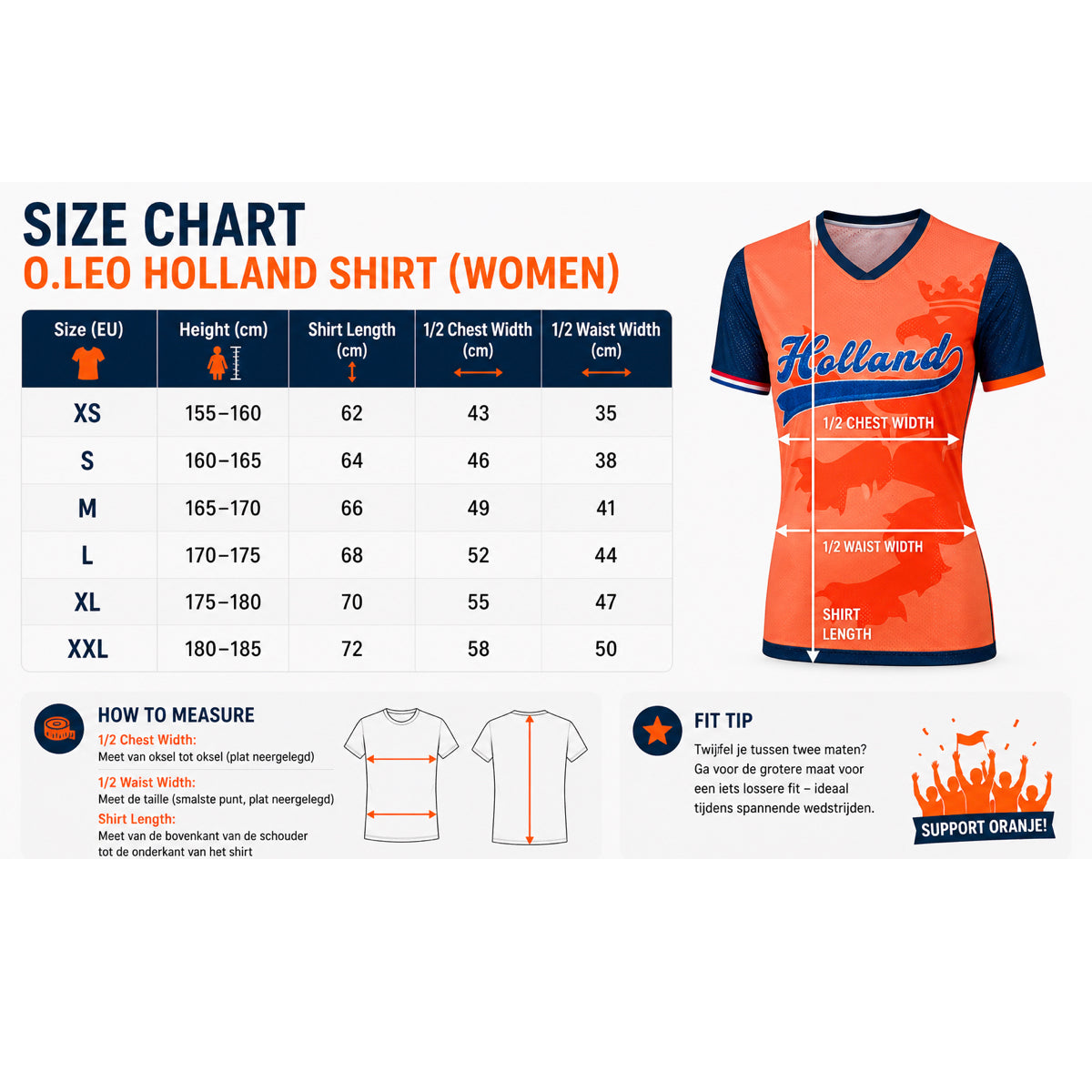 O.Leo Holland Shirt Ladies