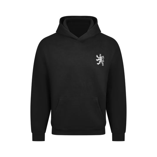 O.Leo Hoodie Zwart (Witte Leeuw)