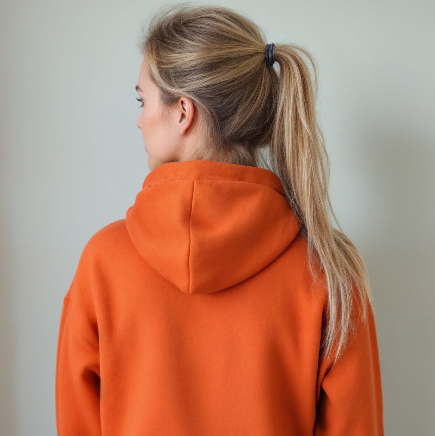 O.Leo Orange Hoodie (Blue Lion)