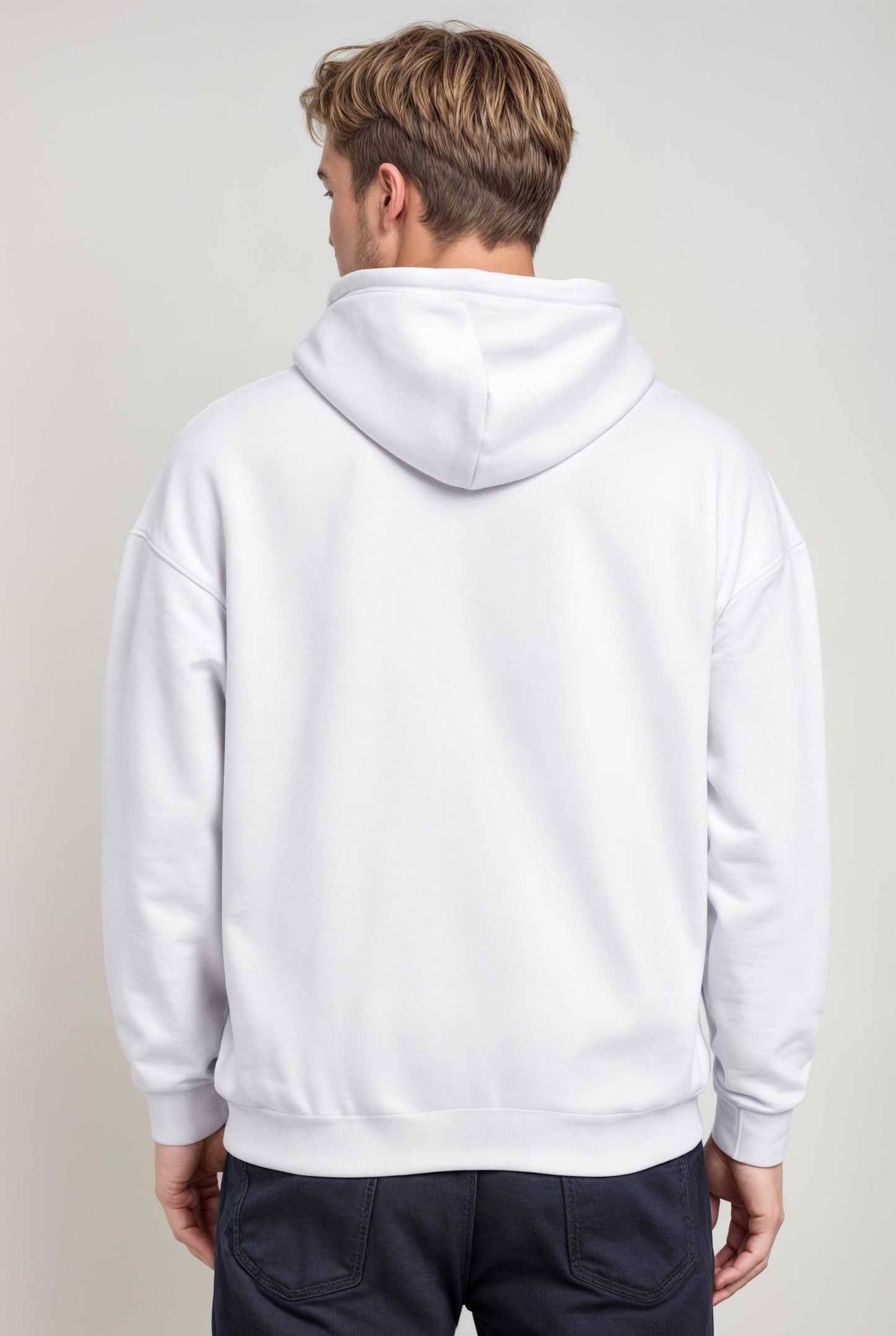 O.Leo Hoodie Wit (Blauwe Leeuw)