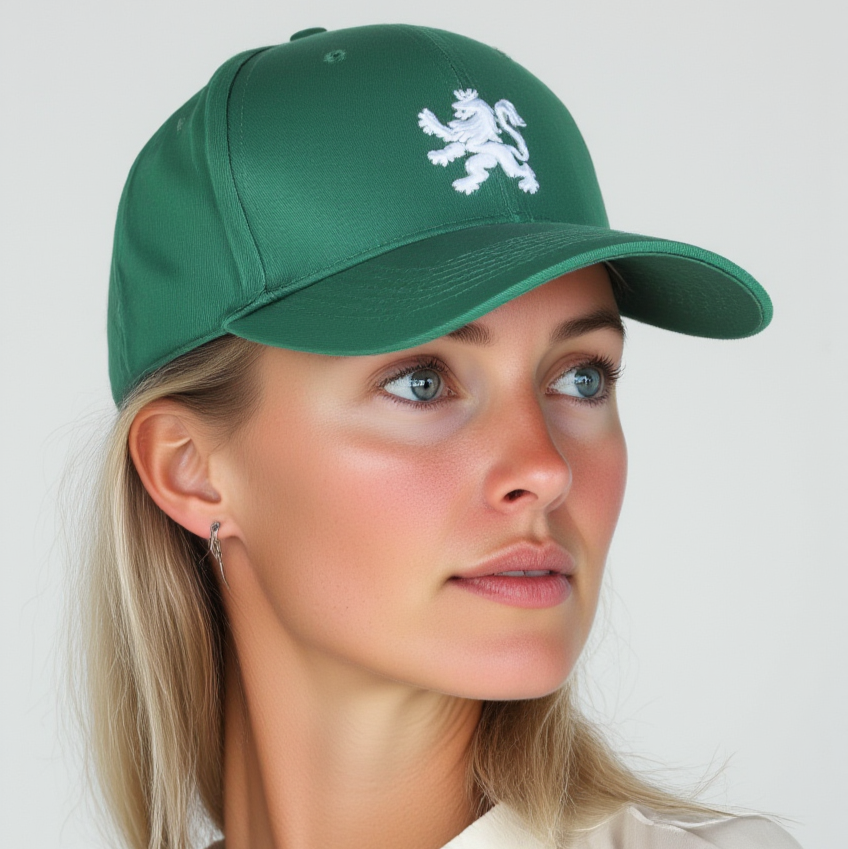 O.leo baseball cap with Dutch lion - Green - Unisex