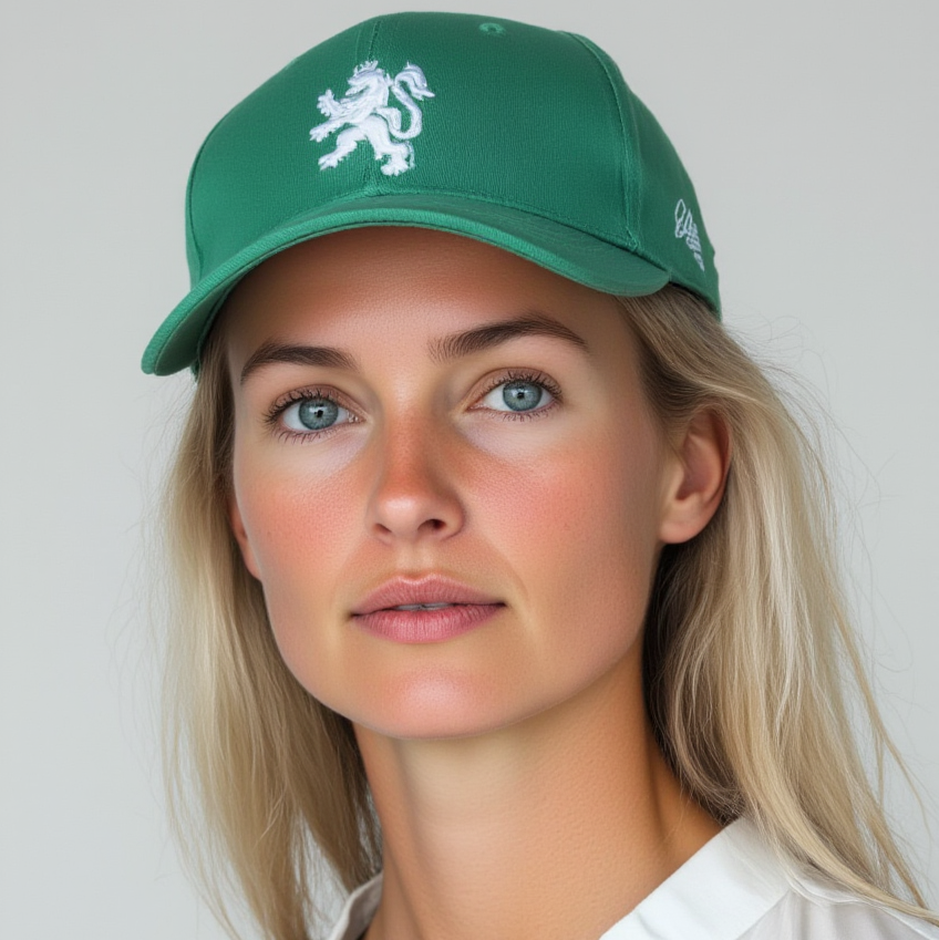 COMBIDEAL O.Leo baseballpet - Groen - Witte Hollandse leeuw & MyTech Earbuds