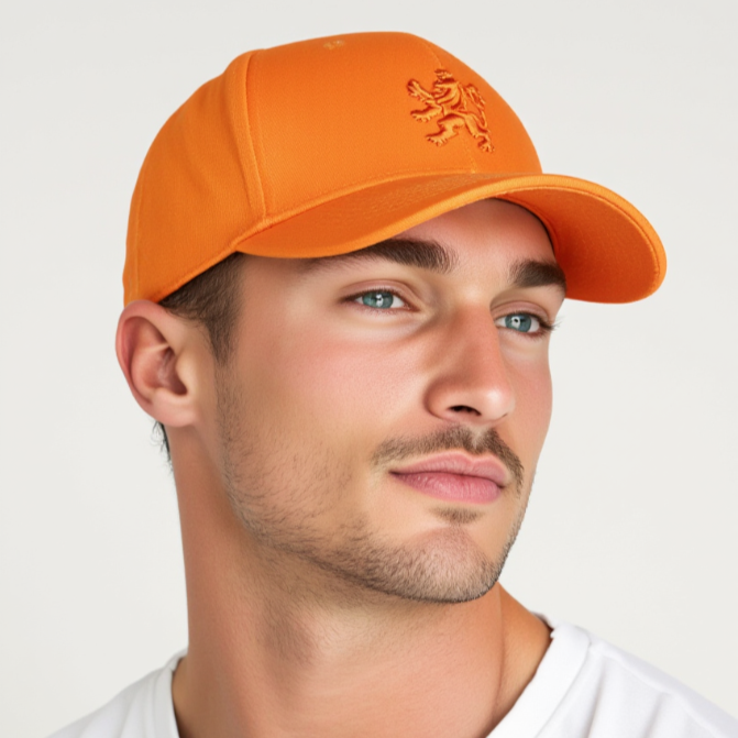 O.Leo 2 Pack - Baseballpet - Oranje - Oranje Hollandse leeuw - Unisex