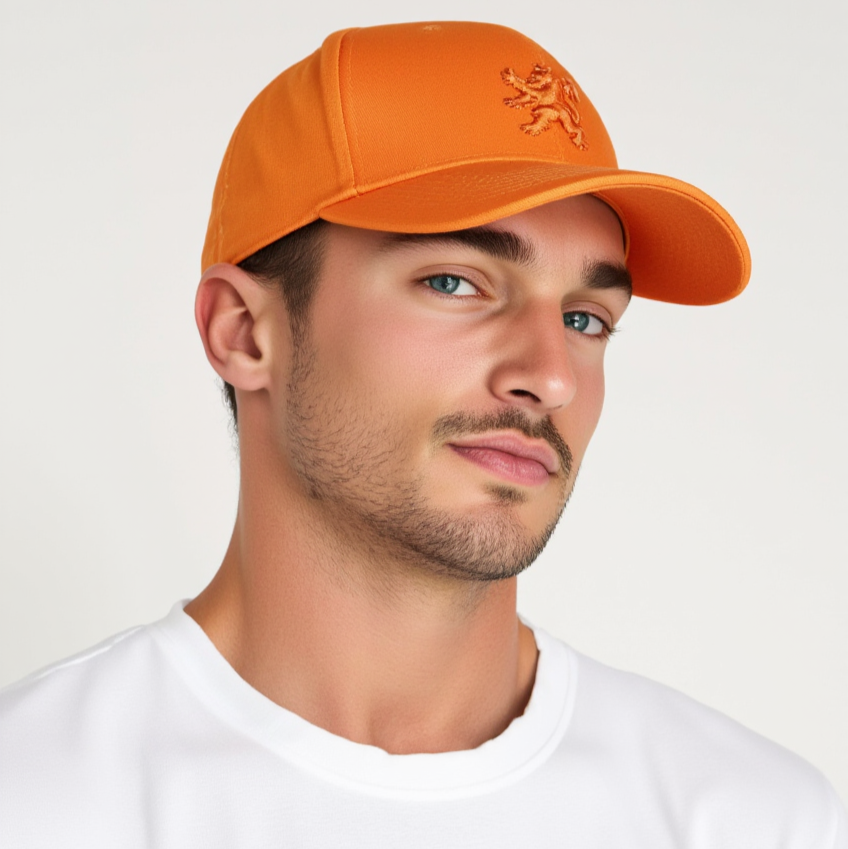 O.Leo baseballpet - Oranje - Oranje Hollandse leeuw