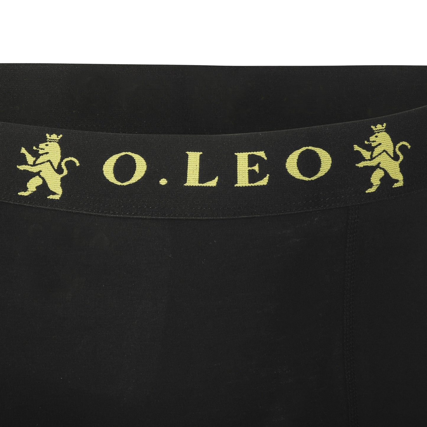 O.Leo Men's Swimming Trunks Black with free boxer shorts