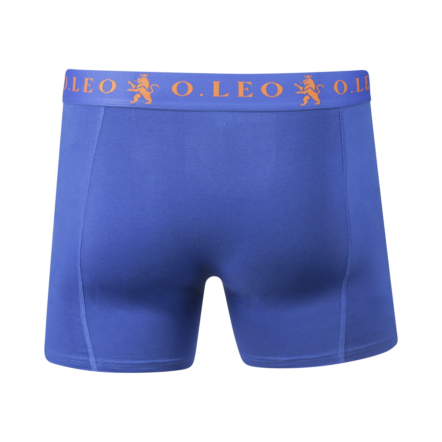O.Leo Men's 2 Pack Boxer Shorts Blue