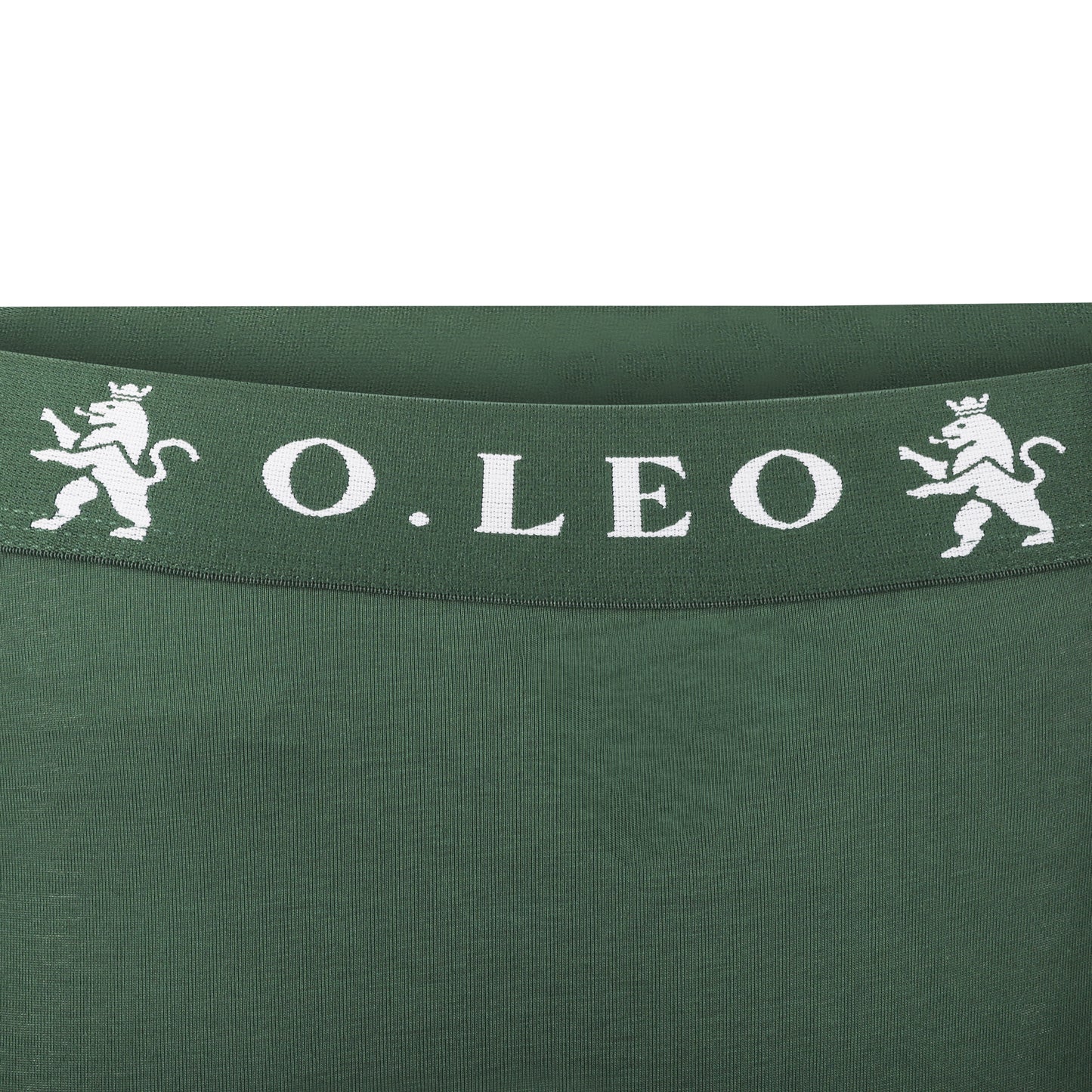O.Leo Men's Swimming Trunks Green with free boxer shorts