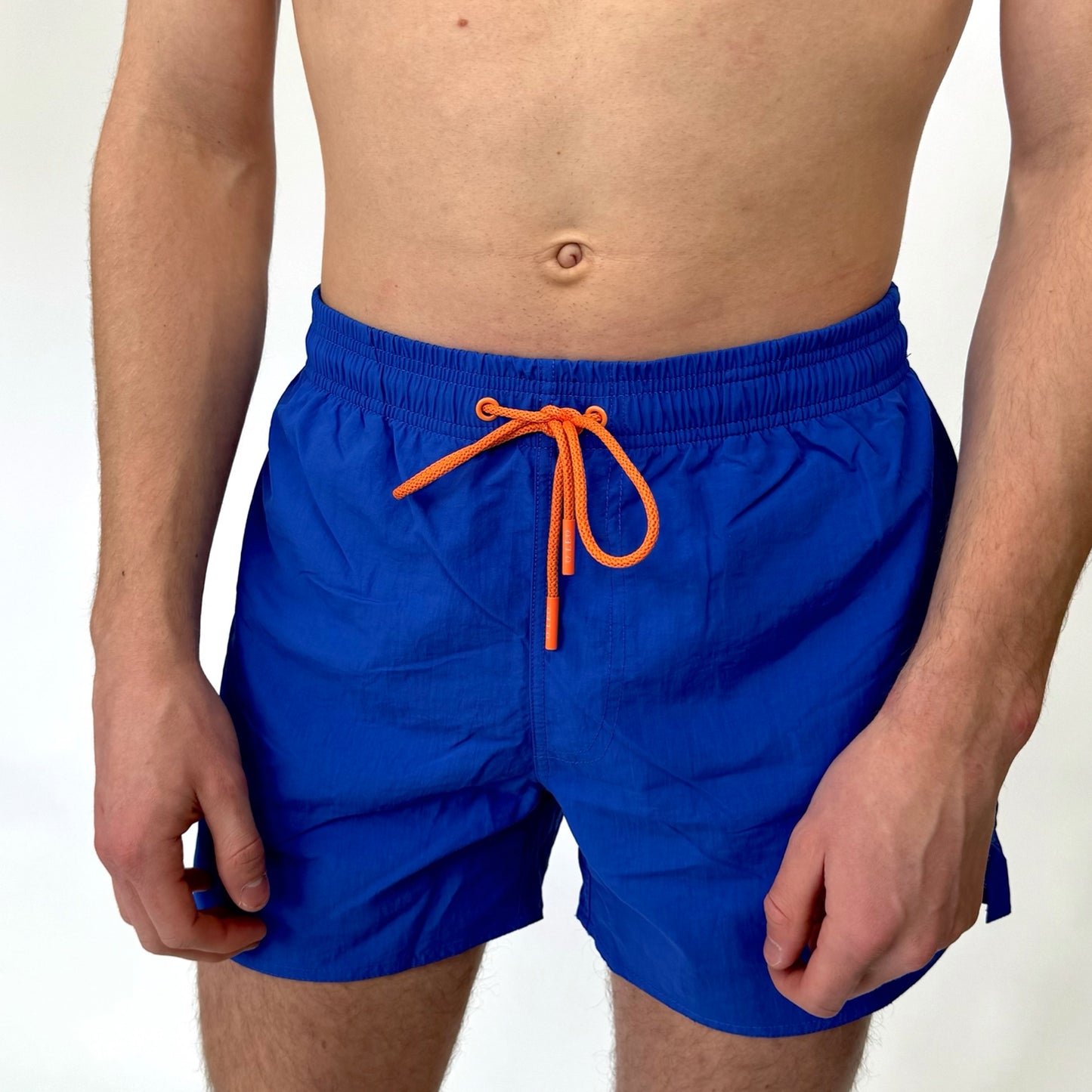 O.LEO Heren Zwembroek Blue met gratis boxershort