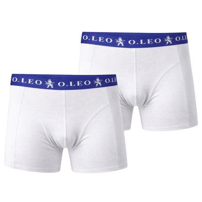 O.Leo Herren 2er-Pack Boxershorts Schwarz 