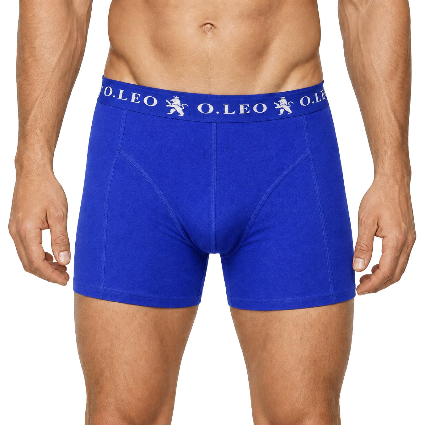 O.Leo Heren 2 Pack Boxershorts Blauw