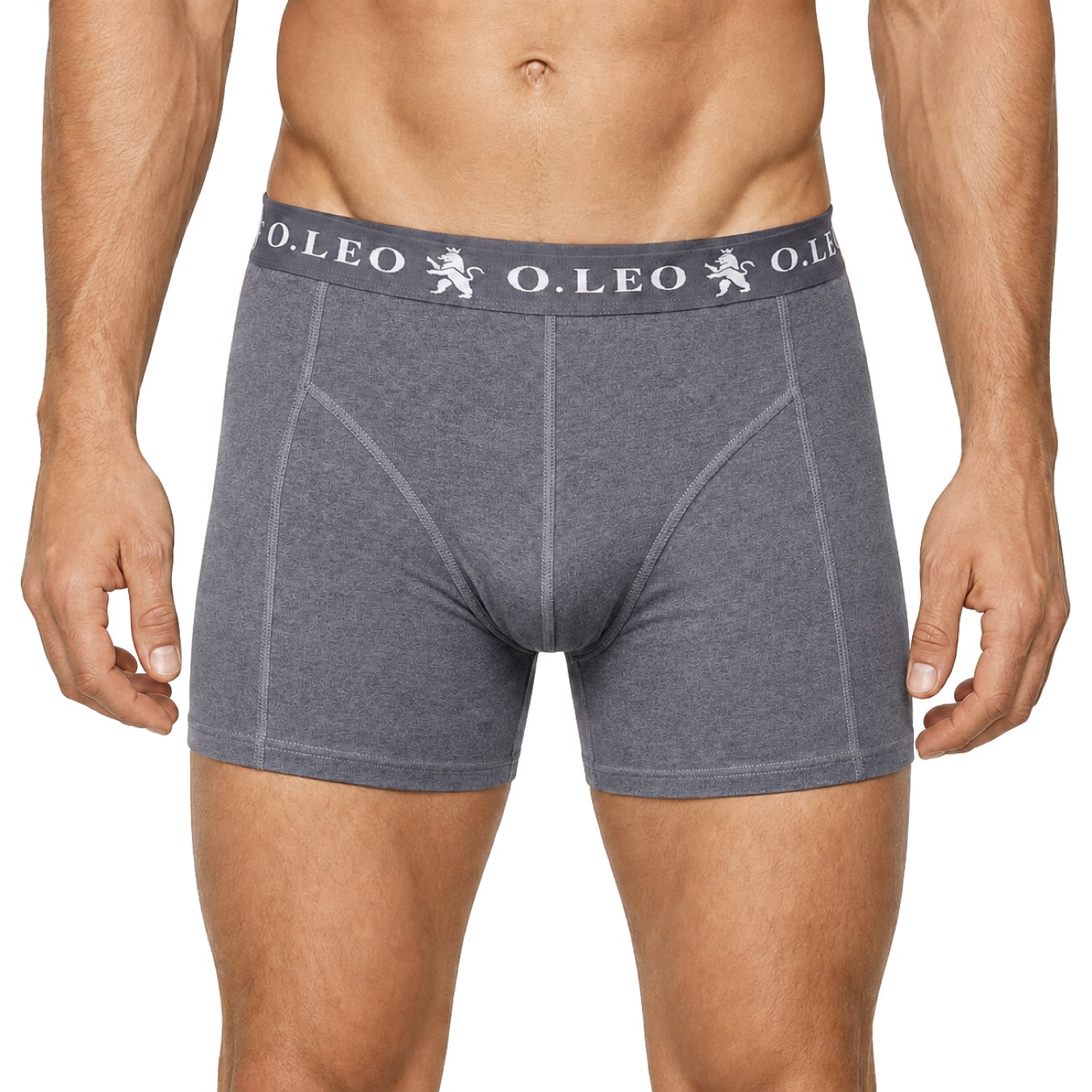 O.Leo Herren 2er-Pack Boxershorts Blau 