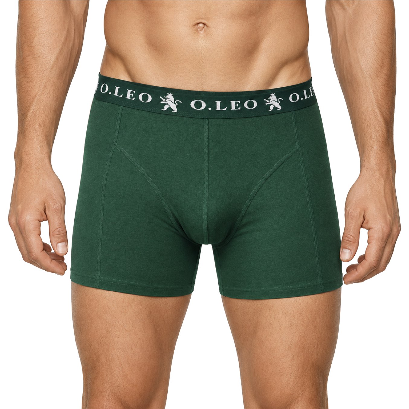 O.Leo Heren 2 Pack Boxershorts Groen