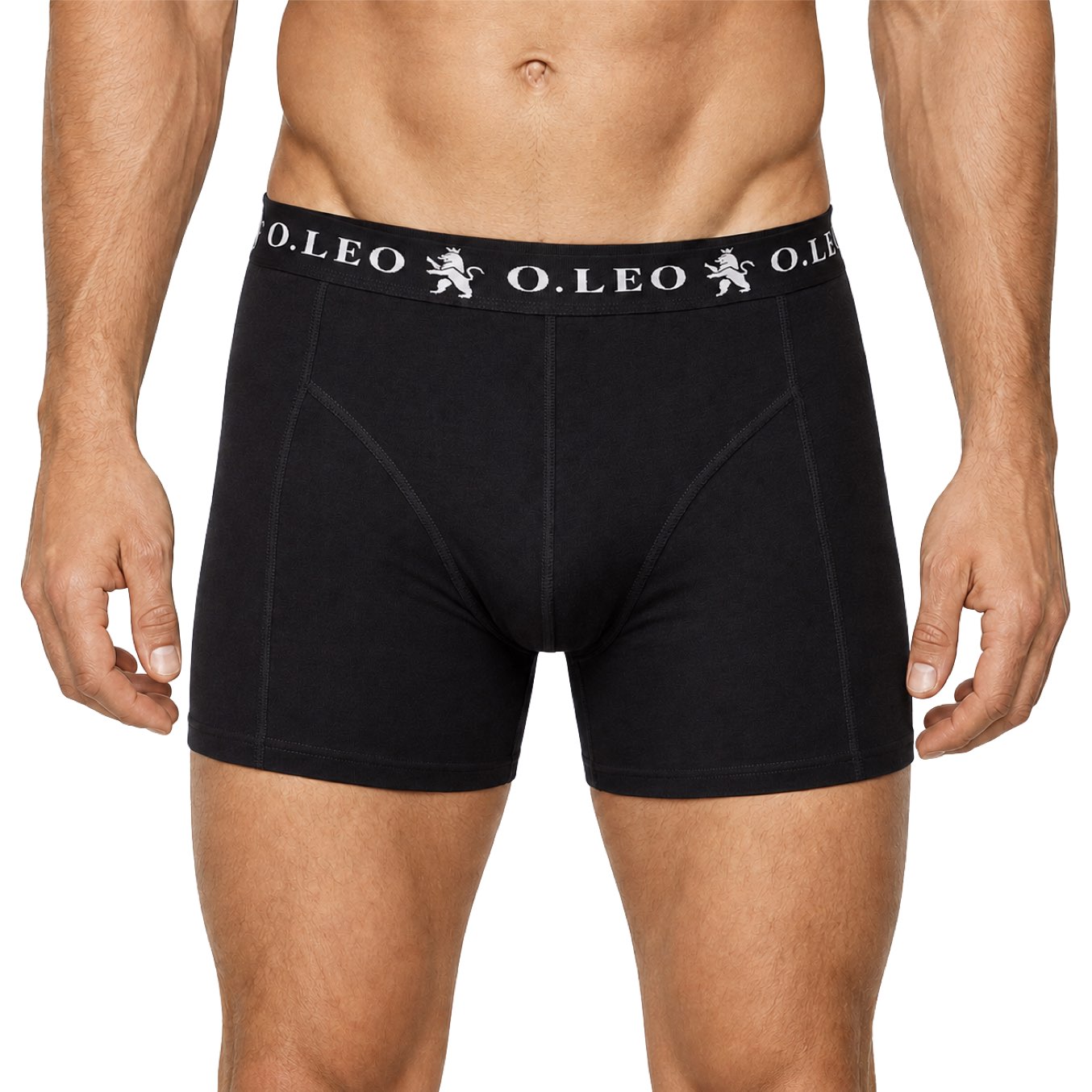 O.Leo Heren 2 Pack Boxershorts Zwart