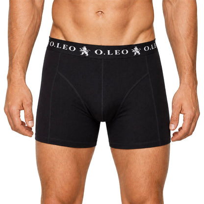 O.Leo Heren 2 Pack Boxershorts Zwart