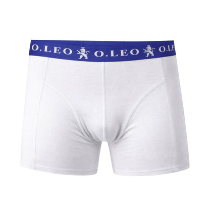O.Leo Men's 2 Pack Boxer Shorts Blue 
