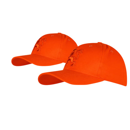 O.Leo 2 Pack - Baseballpet - Oranje - Oranje Hollandse leeuw - Unisex