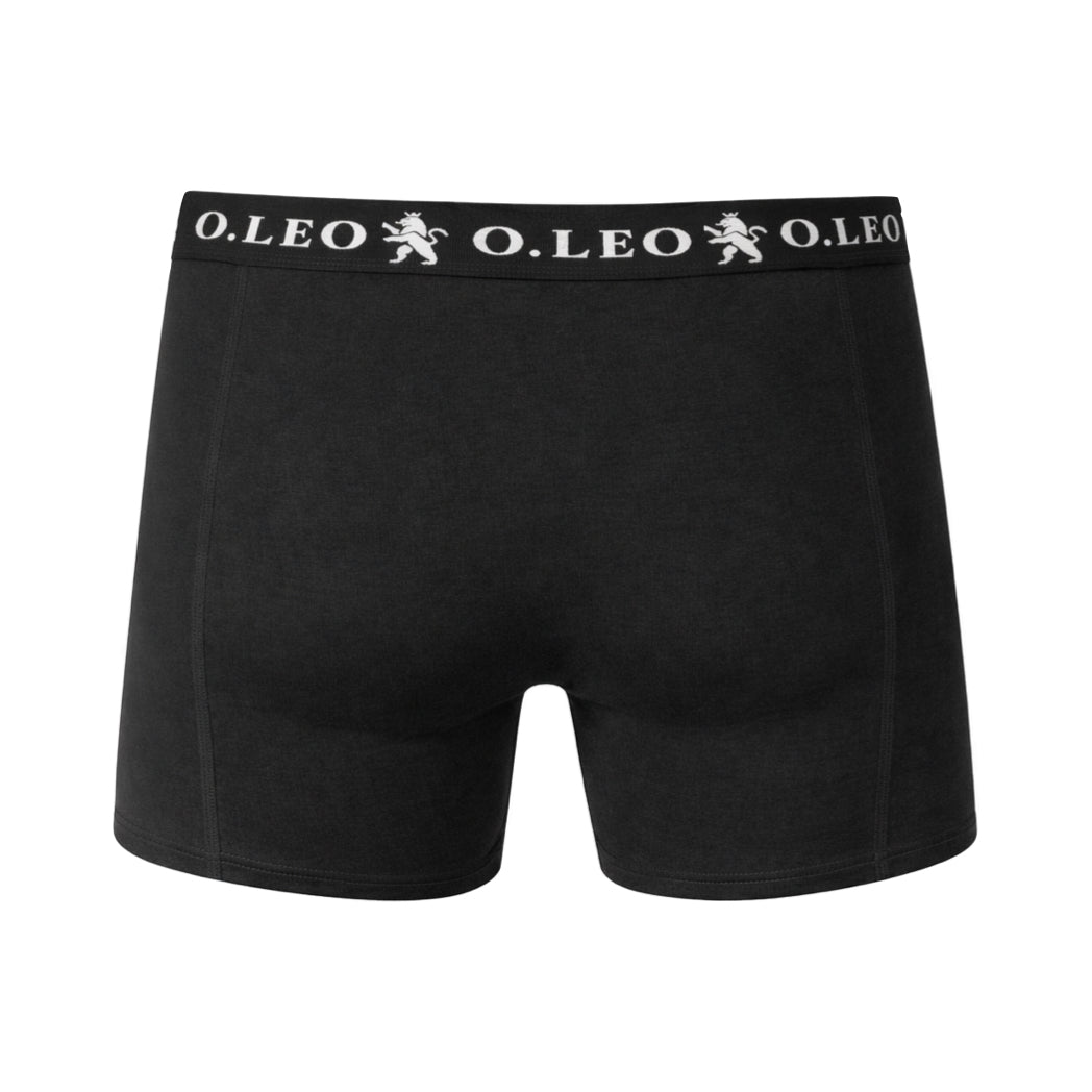 O.Leo Heren 2 Pack Boxershorts Zwart