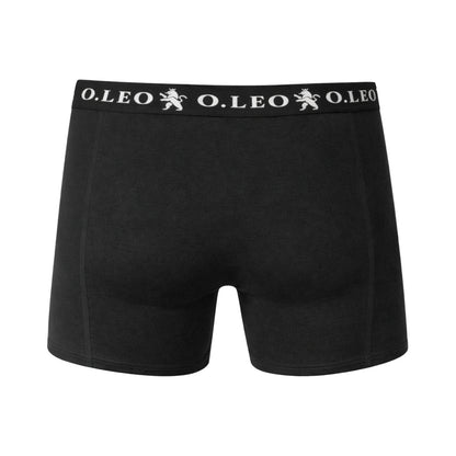 O.Leo Heren 2 Pack Boxershorts Zwart
