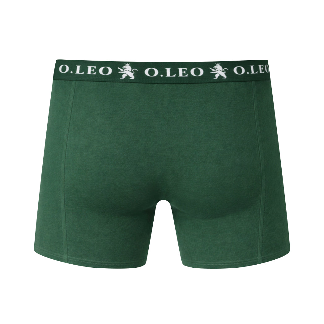 O.Leo Heren 2 Pack Boxershorts Groen