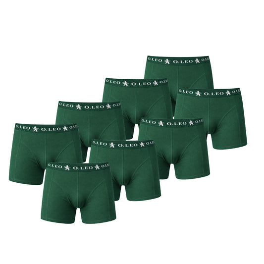 O.Leo Heren 8 Pack Boxershorts Groen