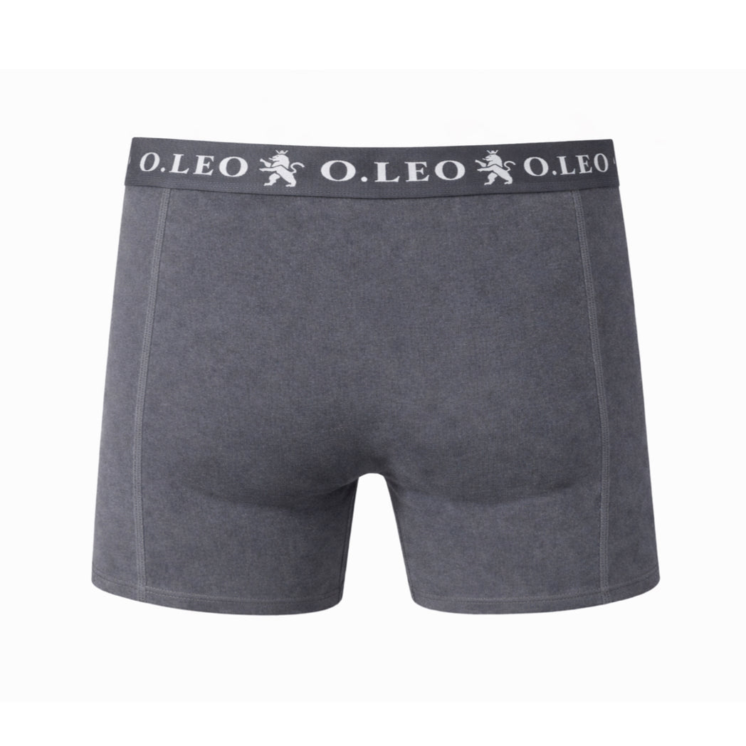 O.Leo Herren 2er-Pack Boxershorts Schwarz 
