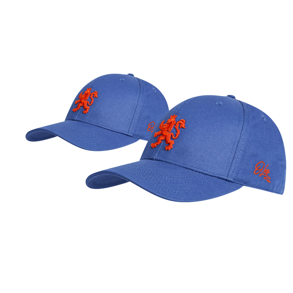 O.Leo 2 pack - Baseballpet - Blauw - Oranje Hollandse leeuw - Unisex