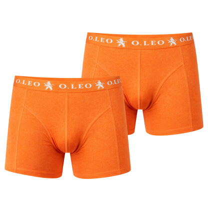 O.Leo Herren 2er-Pack Boxershorts Schwarz 