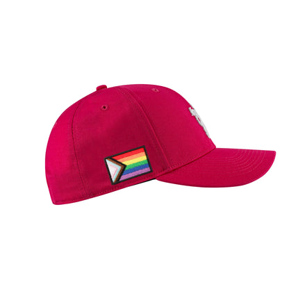 O.Leo Baseballpet - Roze - Witte Hollandse leeuw - Pride flag - Unisex