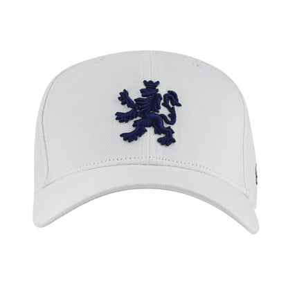 O.Leo Baseballpet - Wit - Blauwe Hollandse leeuw - Unisex