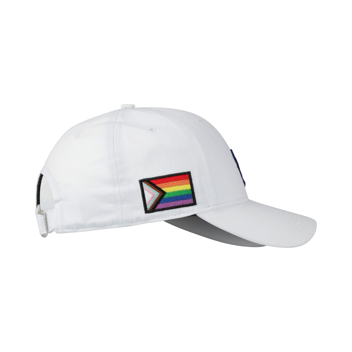 O.Leo Baseballpet - Wit - Blauwe Hollandse leeuw - Pride flag - Unisex