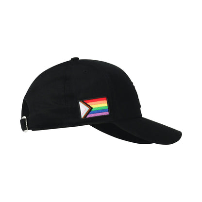 O.Leo Baseballpet - Zwart - Zwarte Hollandse leeuw - Pride flag - Unisex