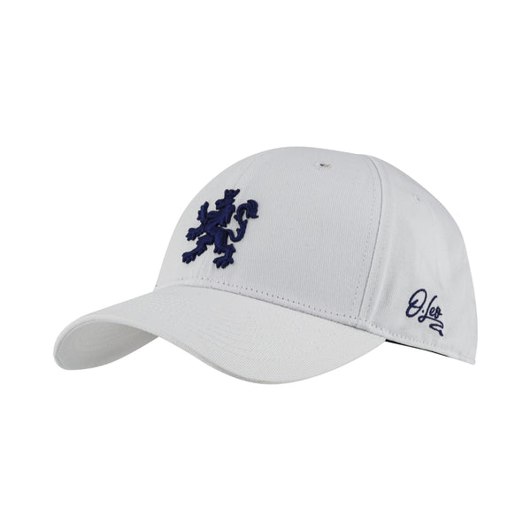 O.Leo Cap - Wit - Blauwe leeuw - Unisex