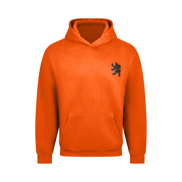 O.Leo Hoodie Oranje (Zwarte Leeuw)