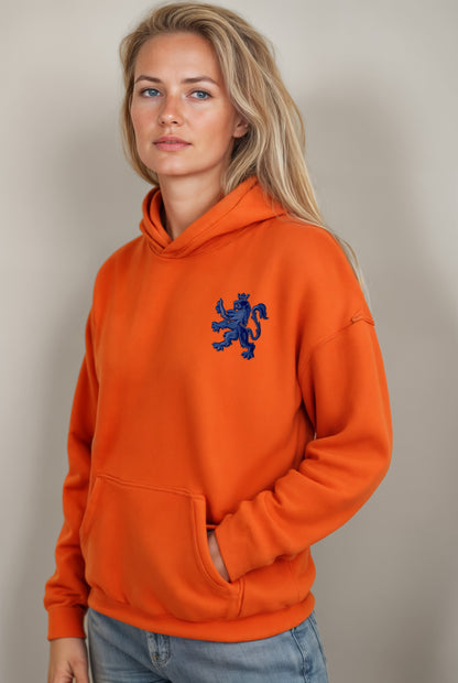 O.Leo Hoodie Oranje (Blauwe Leeuw)