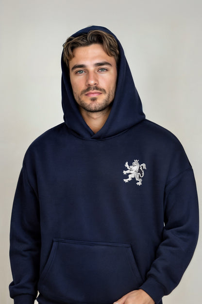 O.Leo Hoodie Blauw (Witte Leeuw)