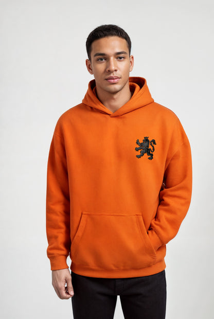 O.Leo Hoodie Oranje (Zwarte Leeuw)