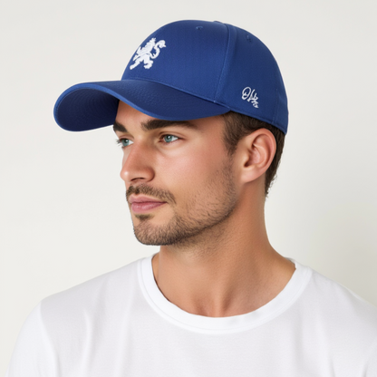 O.Leo baseballpet - Blauw - Witte Hollandse leeuw – Unisex