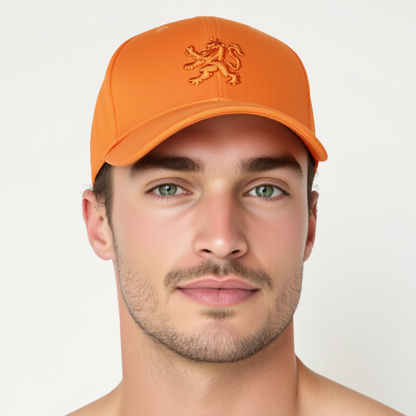 COMBIDEAL O.Leo baseballpet - Oranje - Oranje Hollandse leeuw & MyTech Earbuds