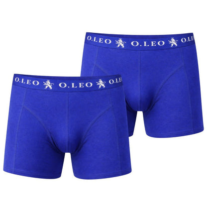 O.Leo Heren 2 Pack Boxershorts Blauw