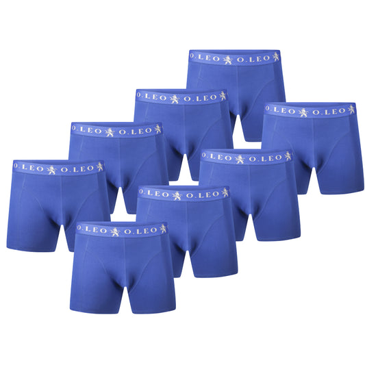 O.Leo Heren 8 Pack Boxershorts Blauw