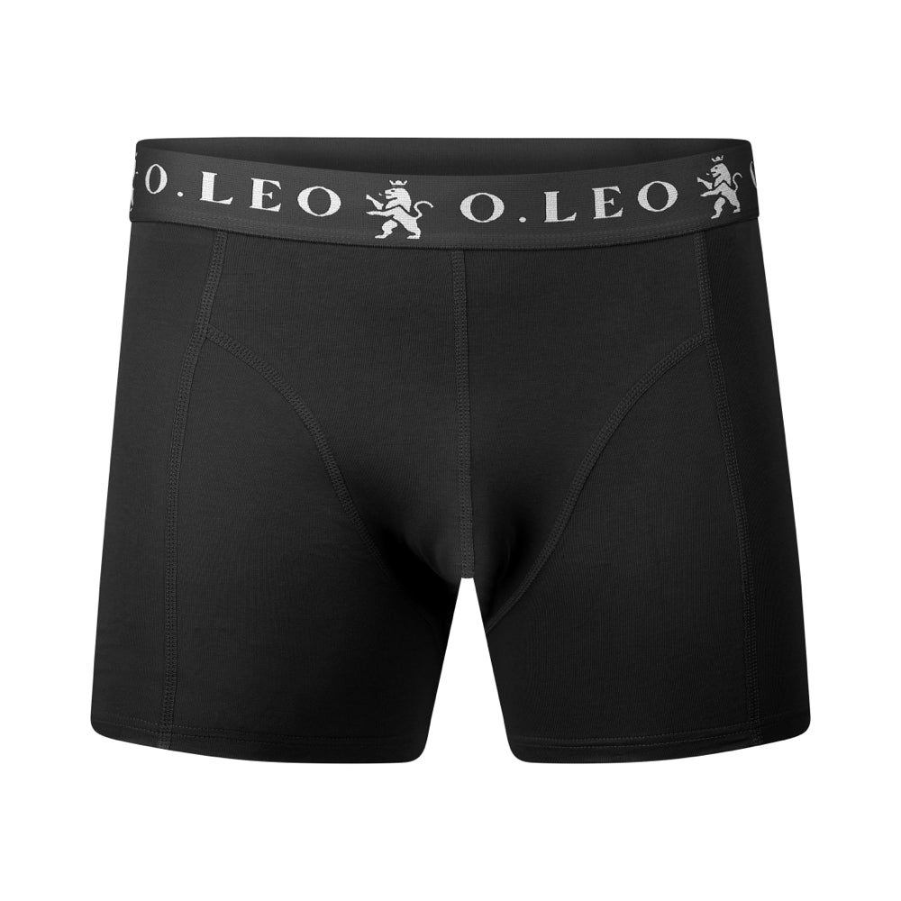 O.Leo Men's 2 Pack Boxer Shorts Blue 