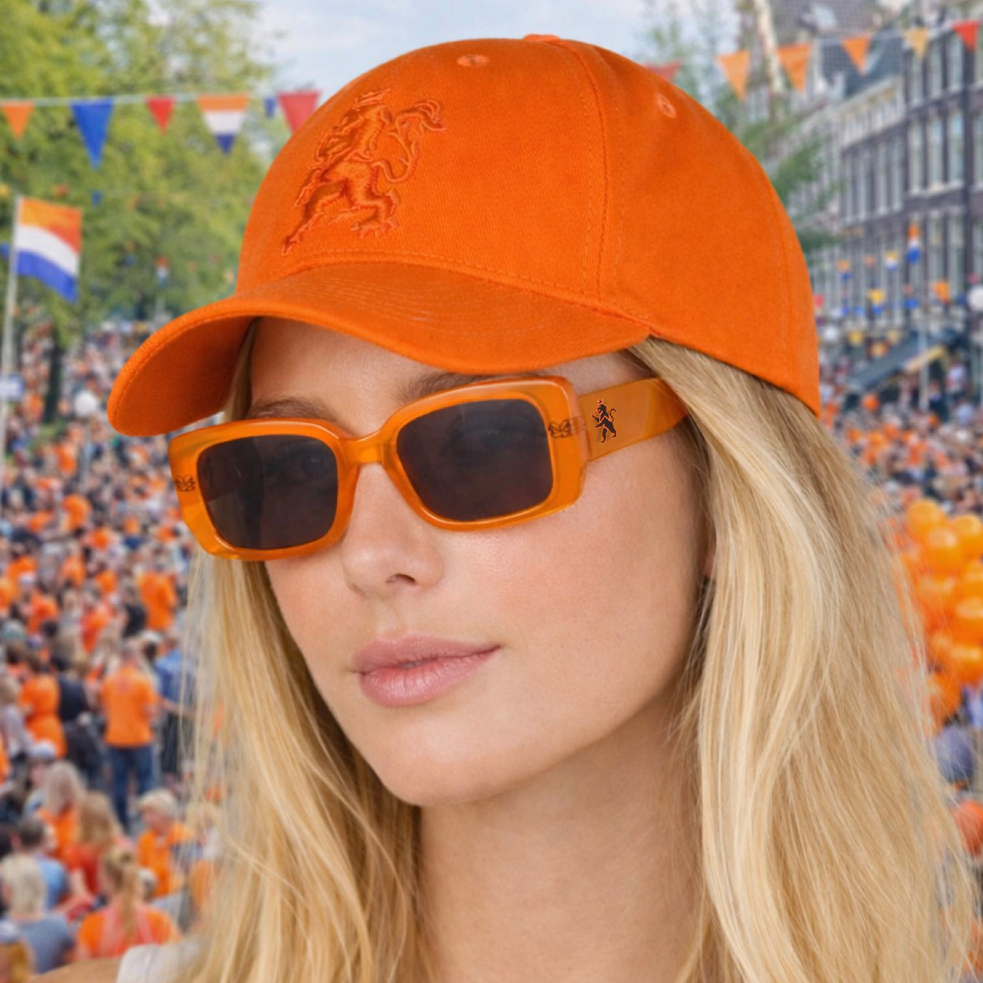 O.Leo 2 Pack - Cap - Oranje - Oranje leeuw - Unisex