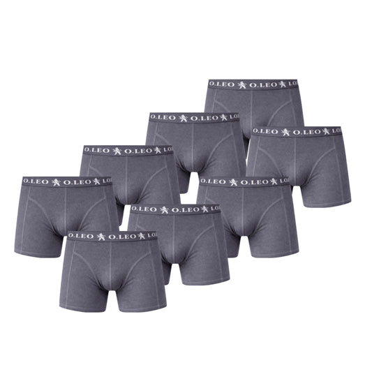 O.Leo Boxershorts 8 Pack Grijs