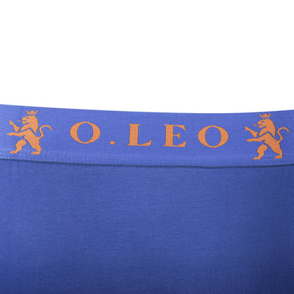 O.Leo Men's 2 Pack Boxer Shorts Blue 