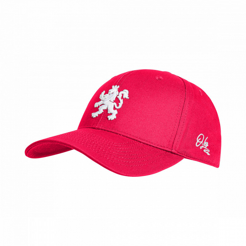 O.Leo baseballpet - Roze - Witte Hollandse leeuw – Unisex